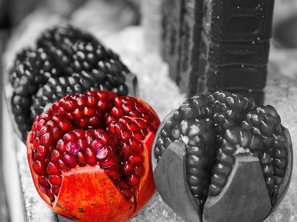 Red Pomegranates, Red Covers