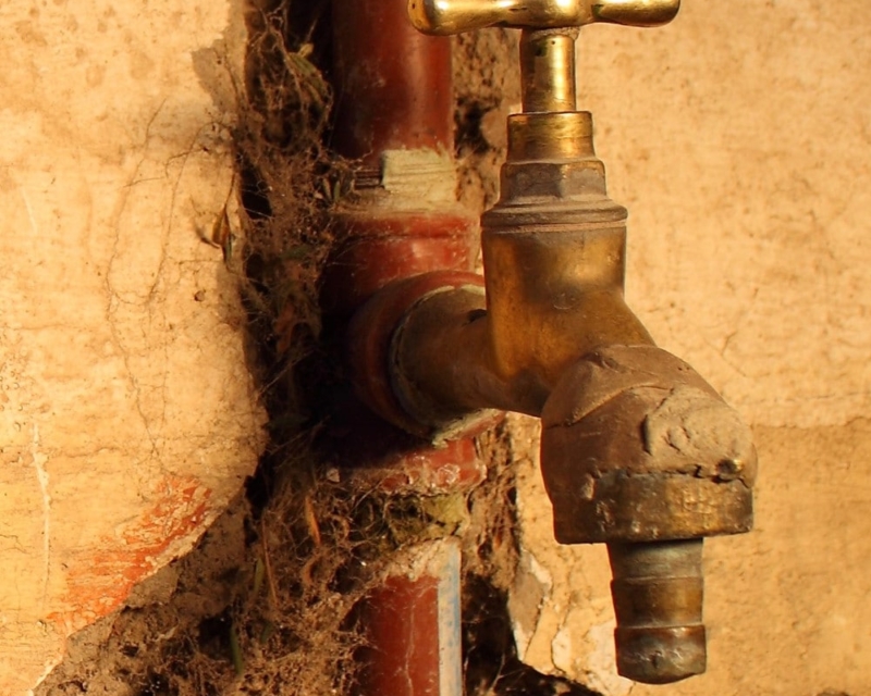 Broken tap