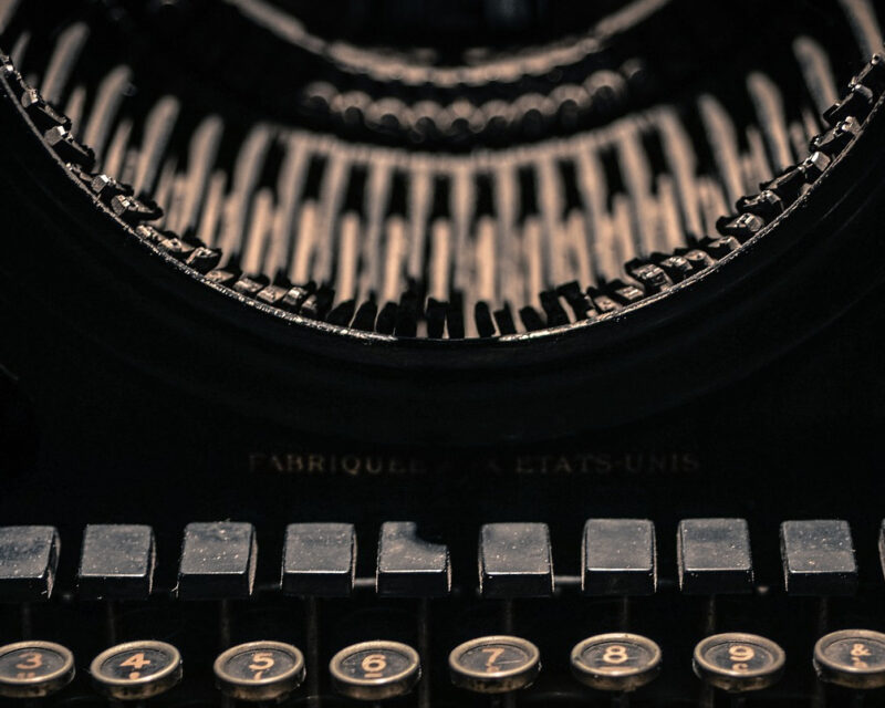 Scary typewriter