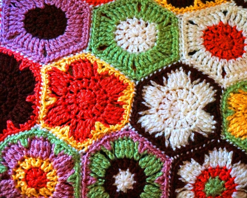 Colourful crochet