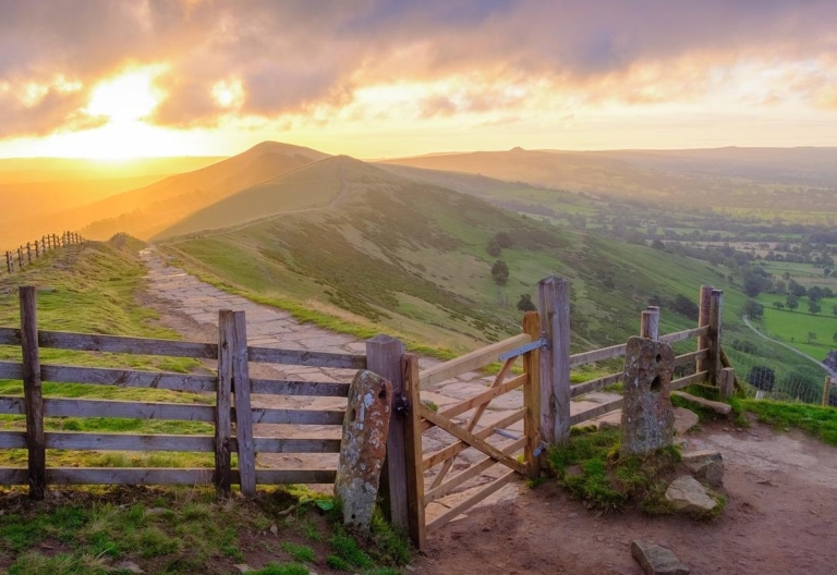 Peak District gate