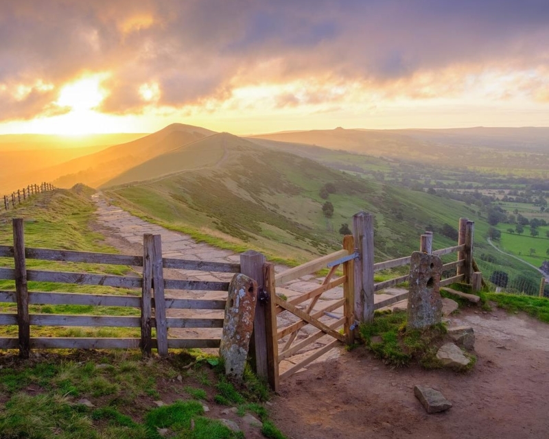 Peak District gate