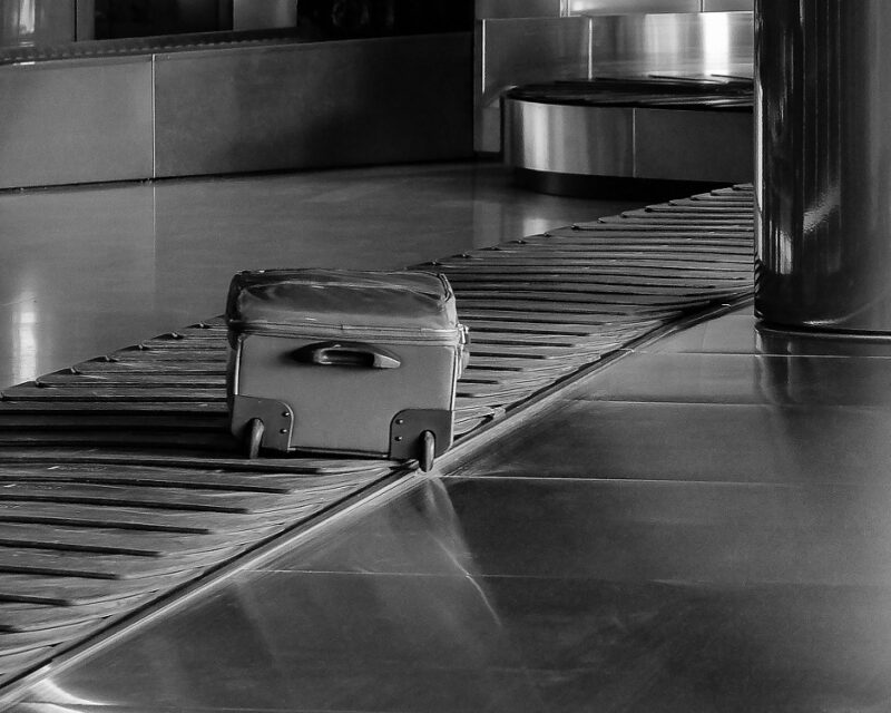 Airport suitcase