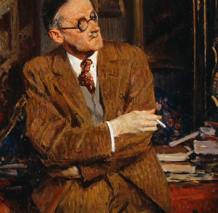 Portrait of James Joyce by Jacques Emile Blanche