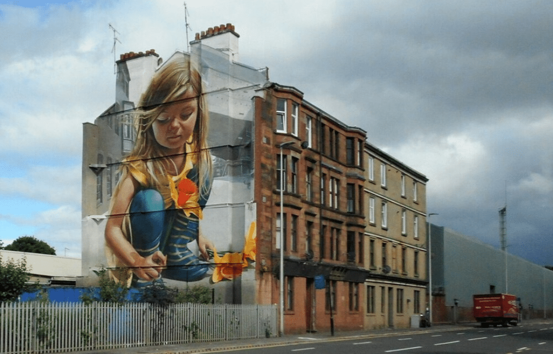 Richard Sutcliffe Mural on Govan Road