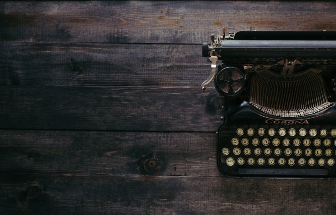 An image of a typewriter. Photo by Patrick Fore on Unsplash.