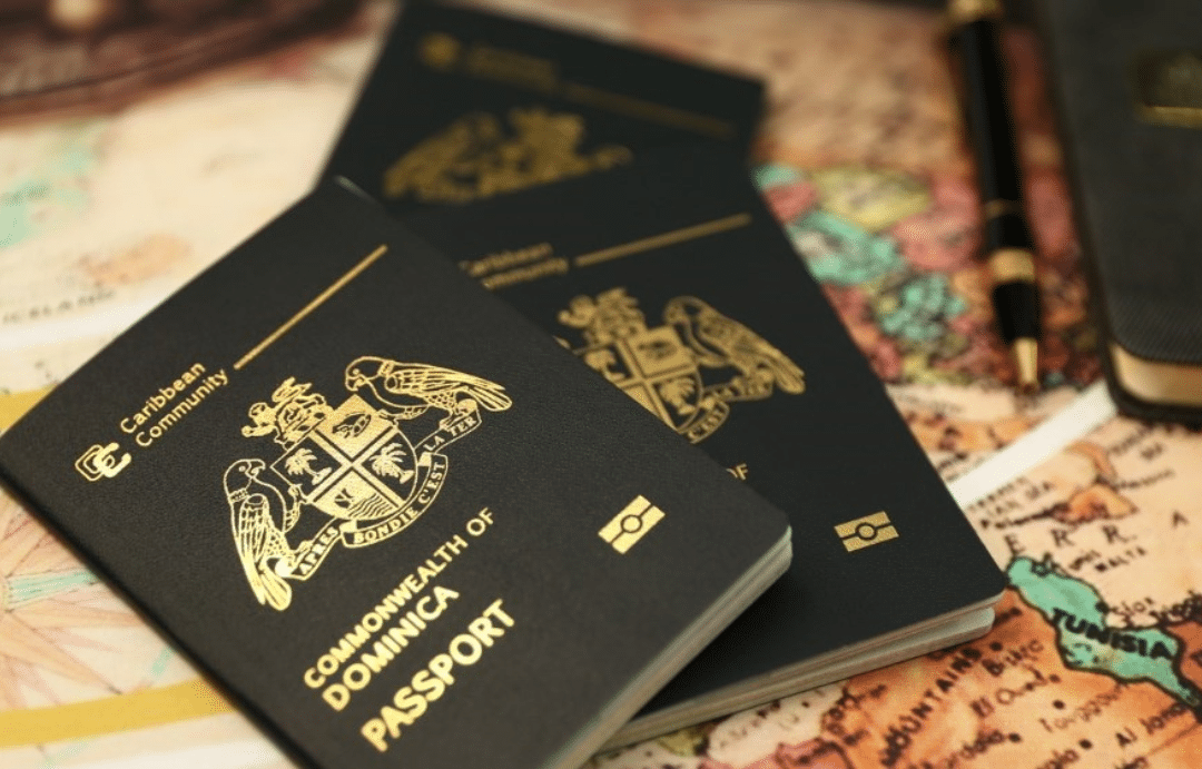 Dominica Passport by Mehranvary, Wikicommons