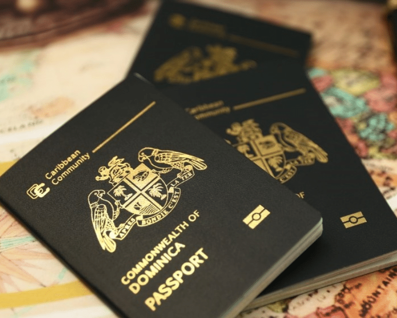 Dominica Passport by Mehranvary, Wikicommons