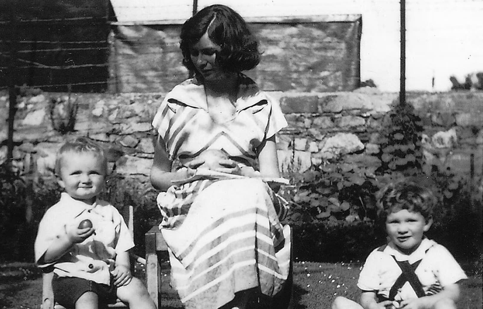 Edna O'Brien: the writer with her children Carlo and Marcus in 1959. Photograph: Edna O'Brien/Little, Brown