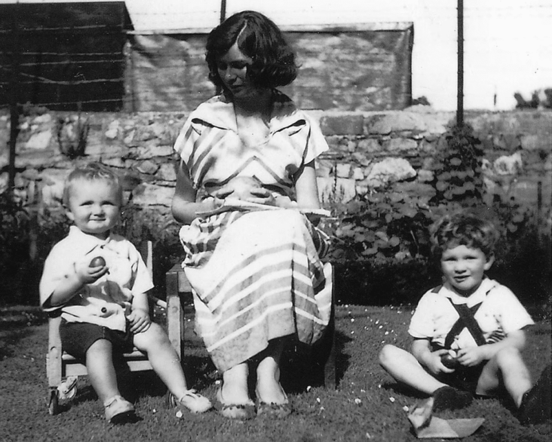 Edna O'Brien: the writer with her children Carlo and Marcus in 1959. Photograph: Edna O'Brien/Little, Brown