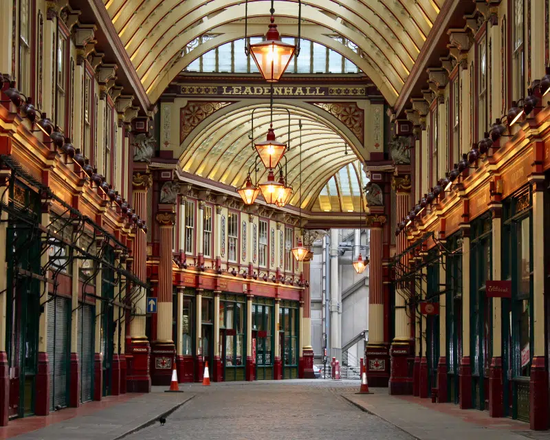 Leadenhall Market in London by Roxy Sadoughi