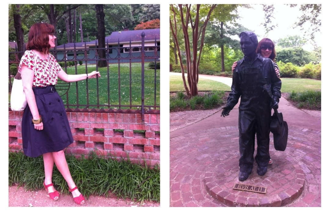RLF Fellow Bethan Roberts on a visit to Elvis Presley's Graceland