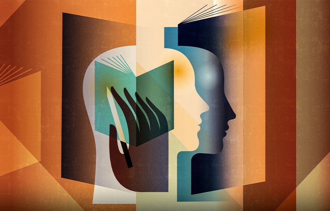 Ghostwriting illustration by Paul Wearing