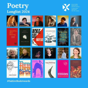 Saltire Awards 2024 poetry longlist