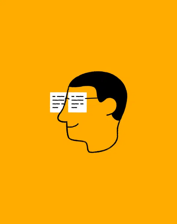 General Estates Male Writer Illustration