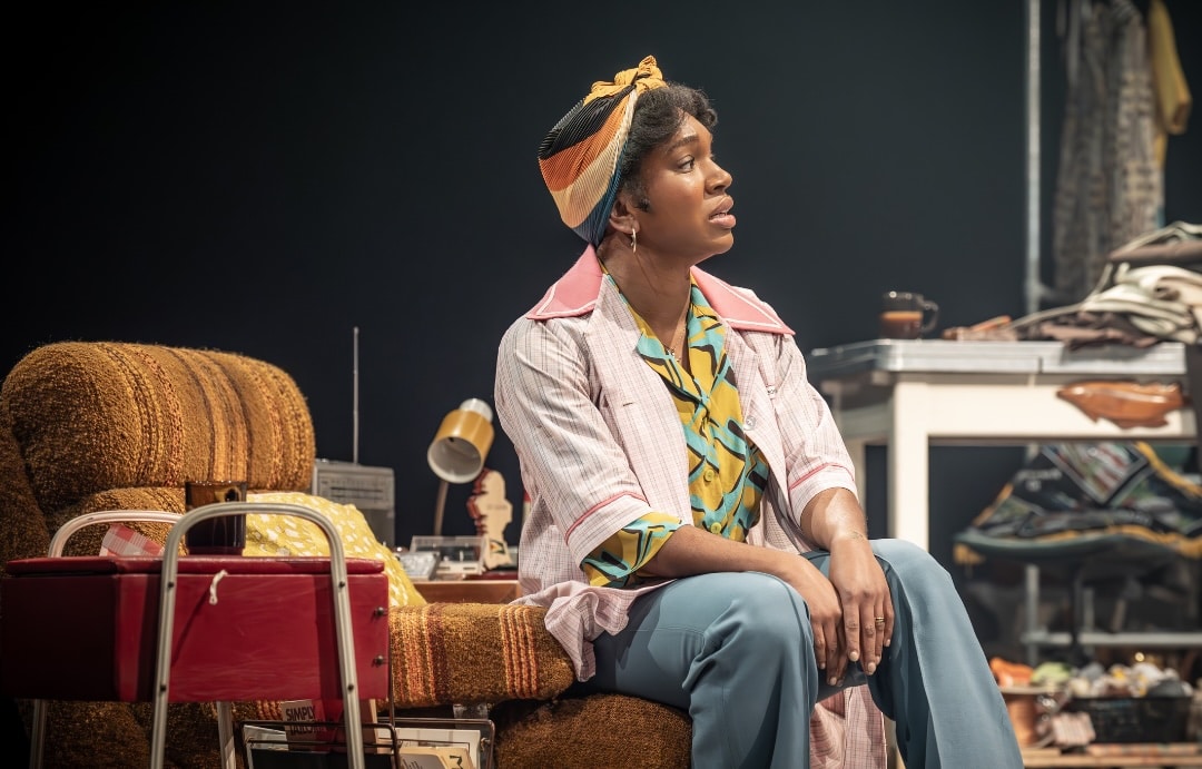 Cherrelle Skeete as Darlene Holt in Alterations at the National Theatre. Photographer Marc Brenner.