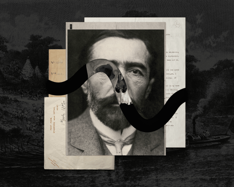 oseph Conrad article – illustration Ricardo Tomas