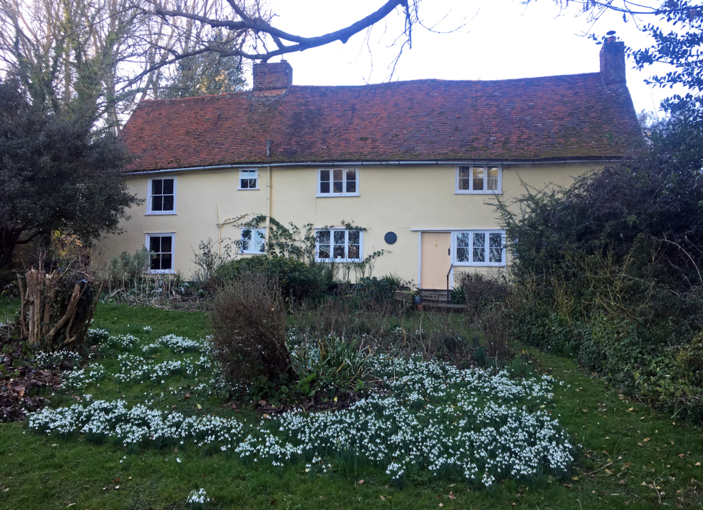 Ronald Blythe's former home, Bottengoms, now in the custodianship of the Essex Wildlife Trust.