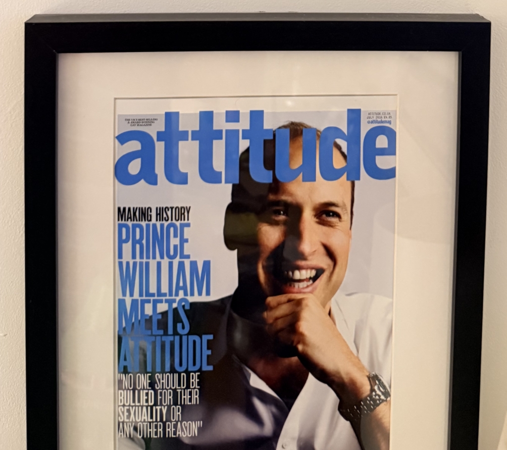 Matthew’s mother also had a framed copy of Attitude’s groundbreaking July 2016 issue, featuring Prince William – the first time a member of Royal Family had ever been photographed for the cover of a gay publication – in pride of place on her living room wall. The edition was Matthew’s final project as Attitude’s Editor.