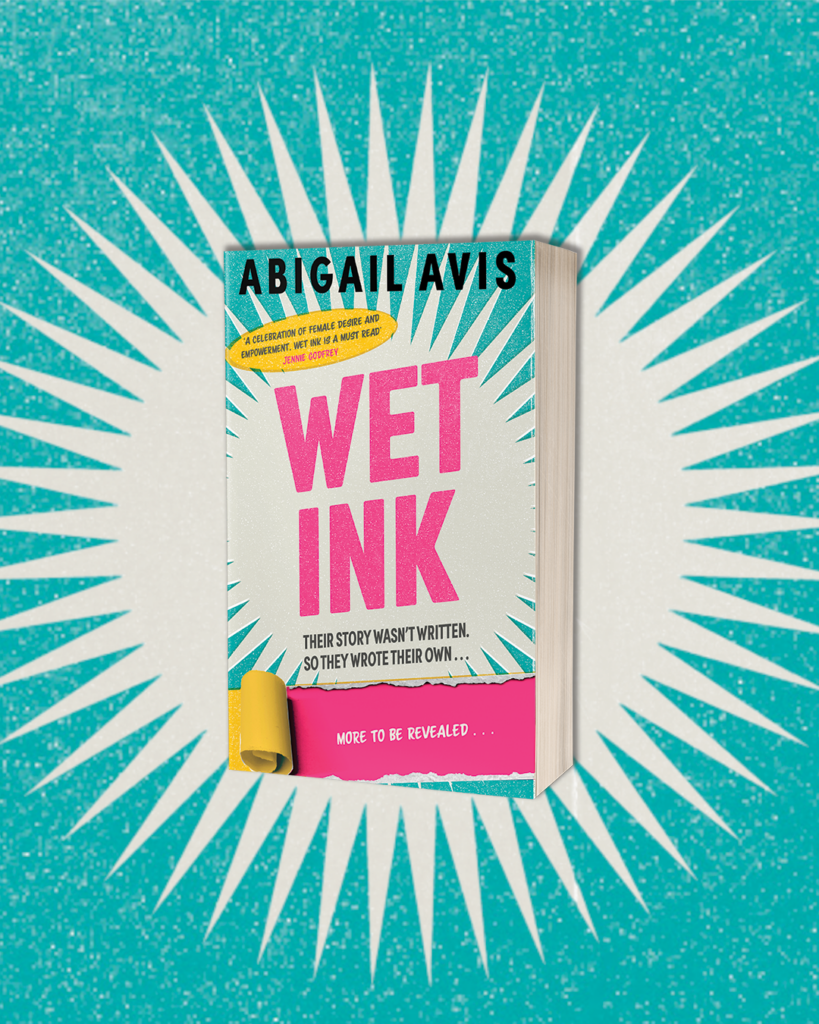 The UK trade paperback cover of Wet Ink.