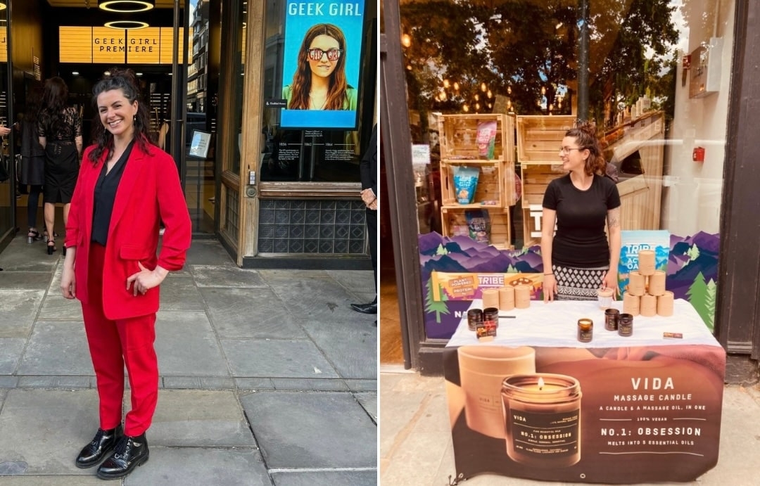 Sameera Steward, screenwriter, Geek Girl premiere and candle making