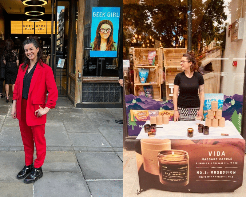 Sameera Steward, screenwriter, Geek Girl premiere and candle making