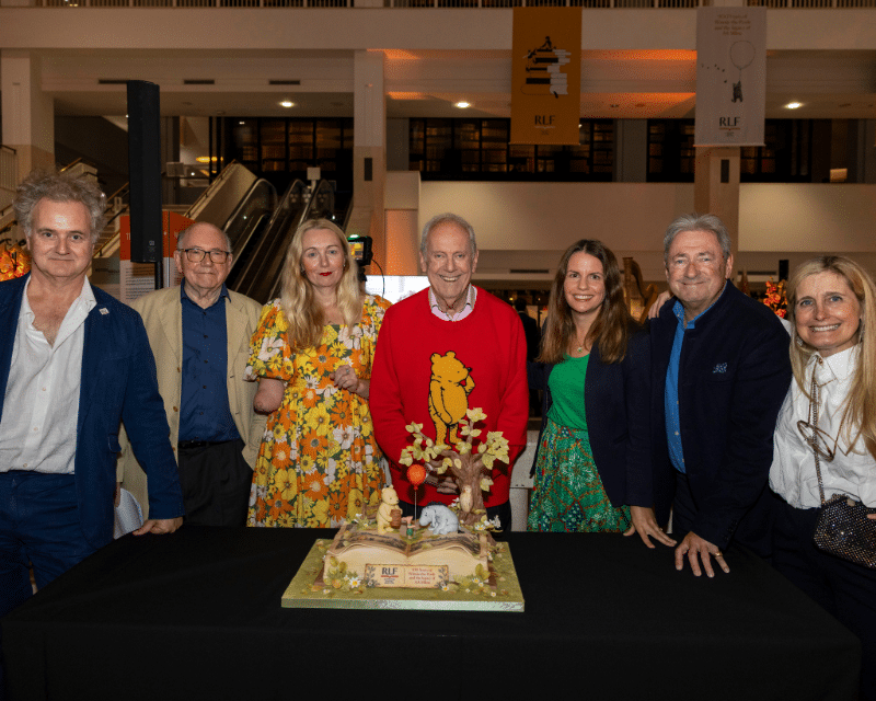 Edward Kemp, Richard Holmes, Cerrie Burnell, Gyles Brandreth, Jane Riordan, Alan Titchmarsh and Cressida Cowell. © Fernando Manoso.