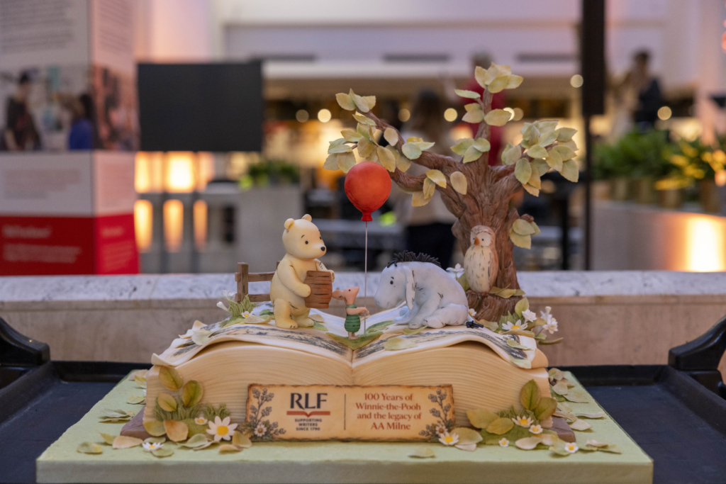 Winnie-the-Pooh 100 cake created by The Tattooed Bakers for the RLF at the British Library.